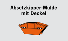 Absetzkipper-Mulden mit Deckel