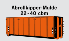 Abrollkipper-Mulden mit / ohne Deckel (groß)