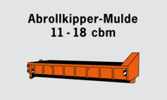 Abrollkipper-Mulden mit / ohne Deckel (klein)